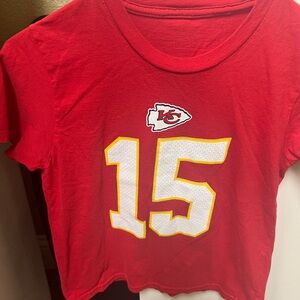 Kansas City Chiefs Mahomes t shirt youth small